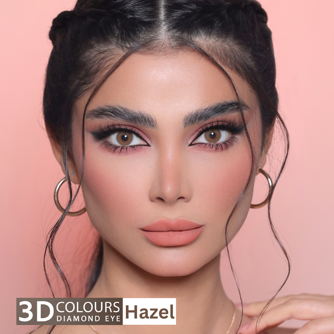 Hazel - 3D Colors Diamond Eye Color Contact Lenses