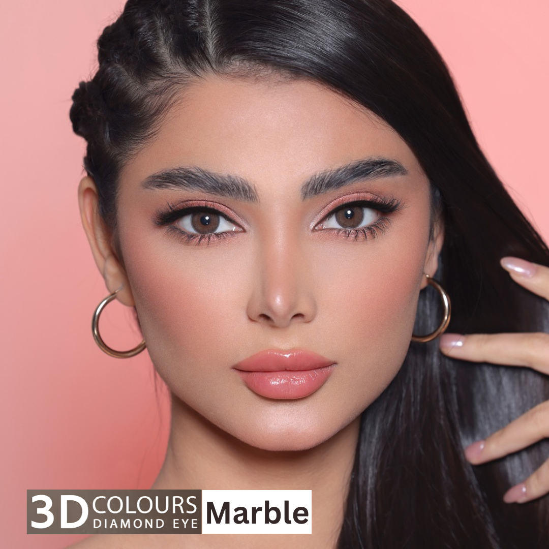 Marble - 3D Colors Diamond Eye Color Contact Lenses