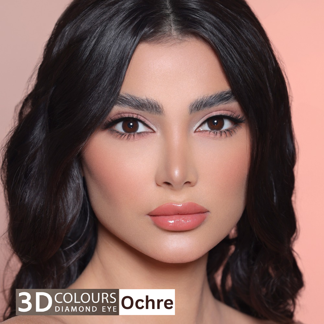 Ochre - 3D Colors Diamond Eye Color Contact Lenses