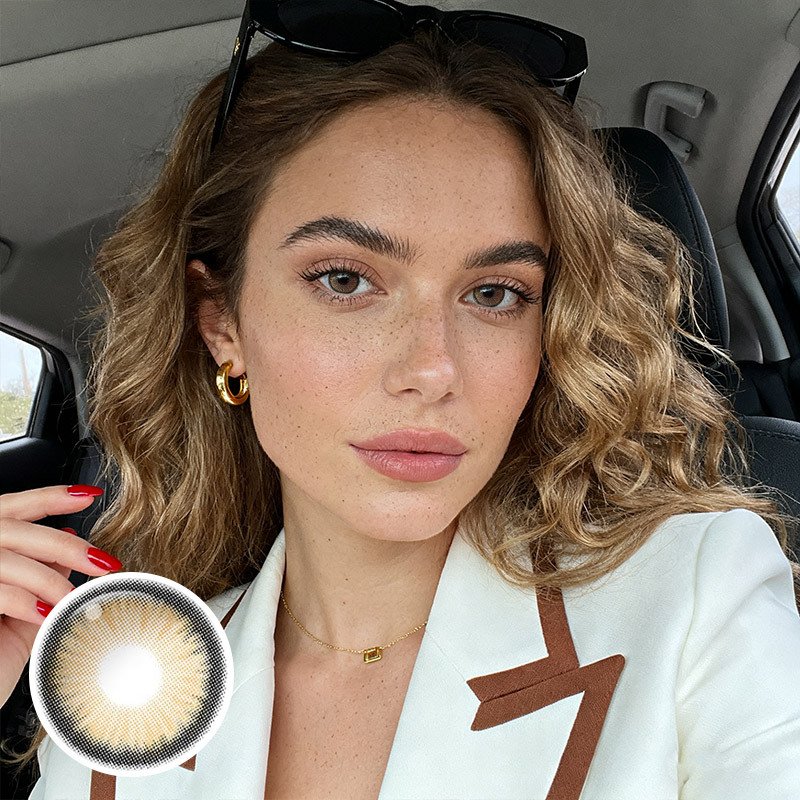 Blond Hazel Color Contact Lenses | Daily Wear